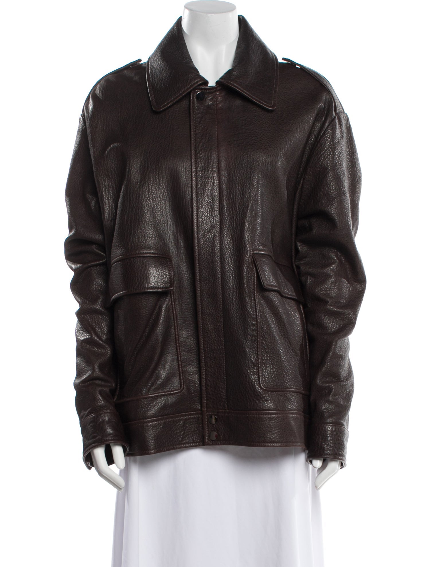 Nour Hammour Leather Jacket