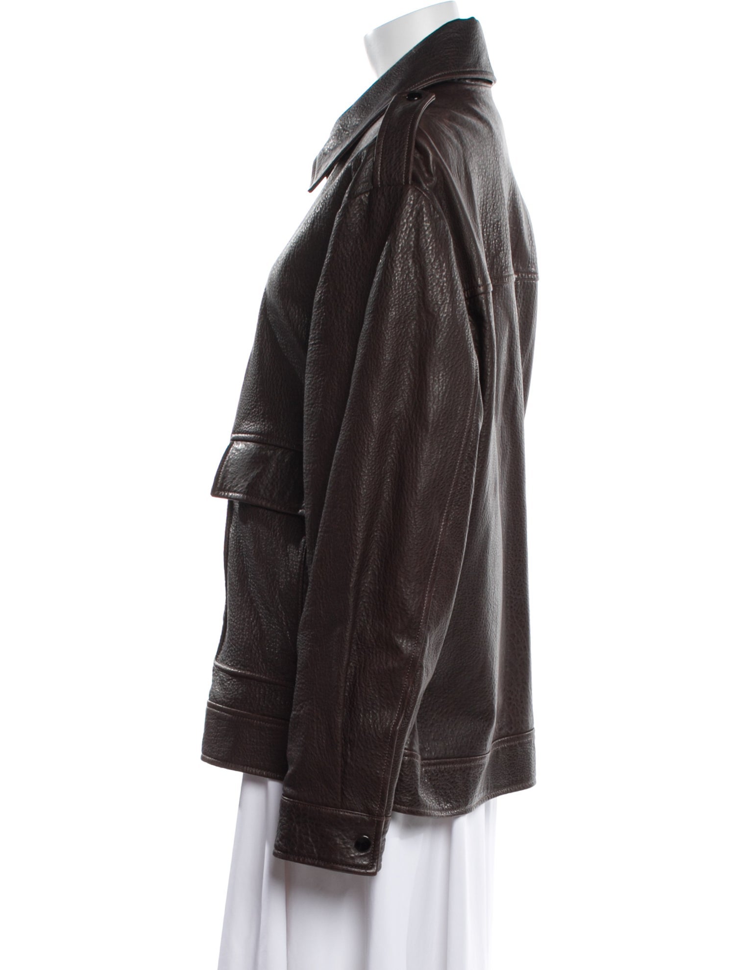 Nour Hammour Leather Jacket