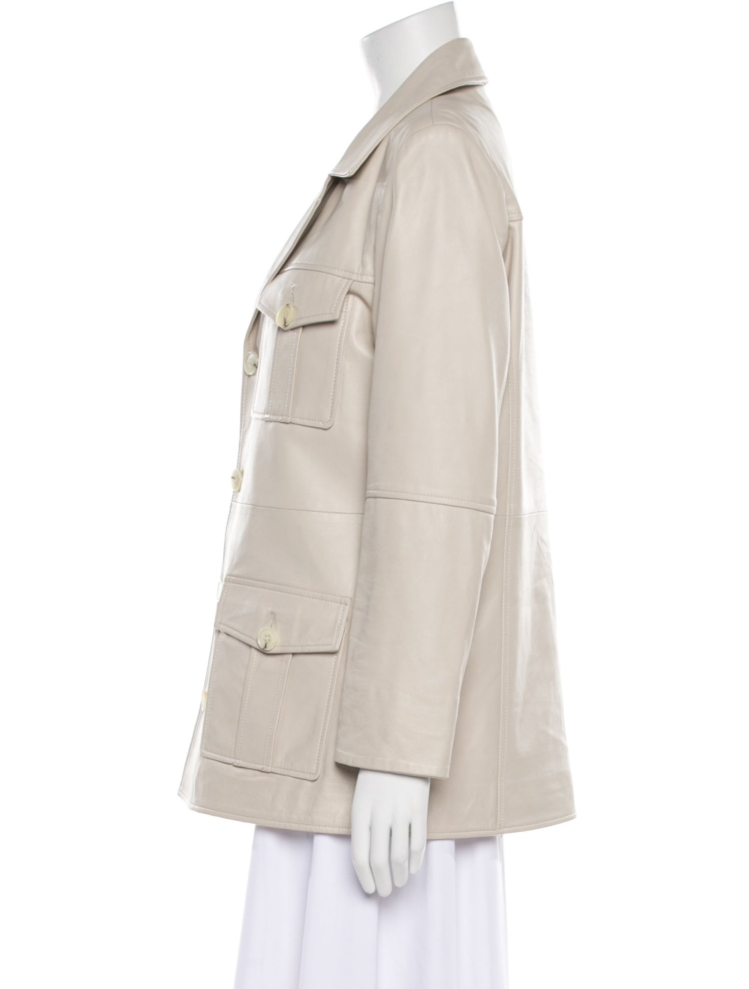 Nour Hammour Lambskin Utility Jacket