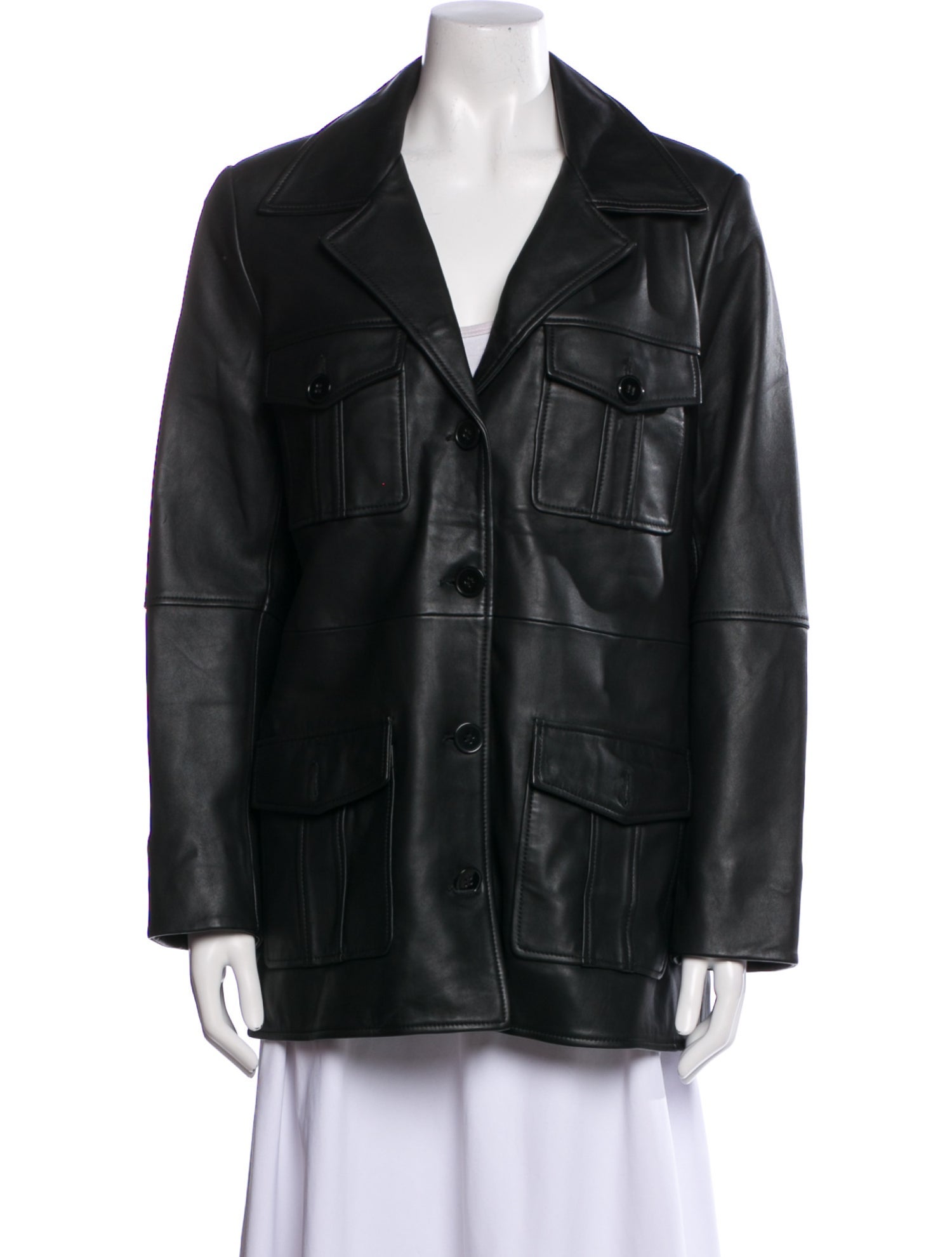 Nour Hammour Lambskin Blazer