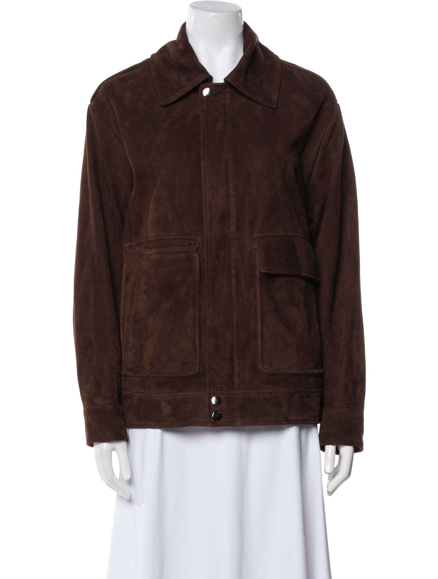 Nour Hammour Leather Utility Jacket