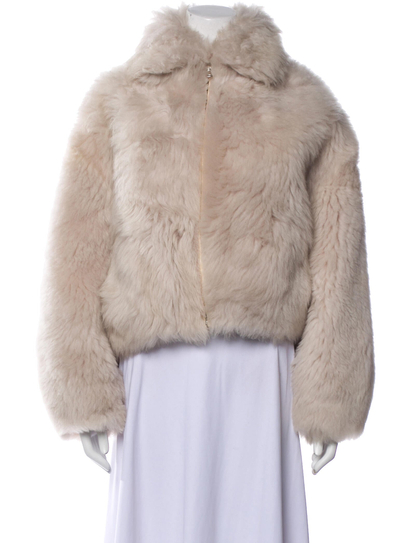 Nour Hammour Faux Fur Fur Coat