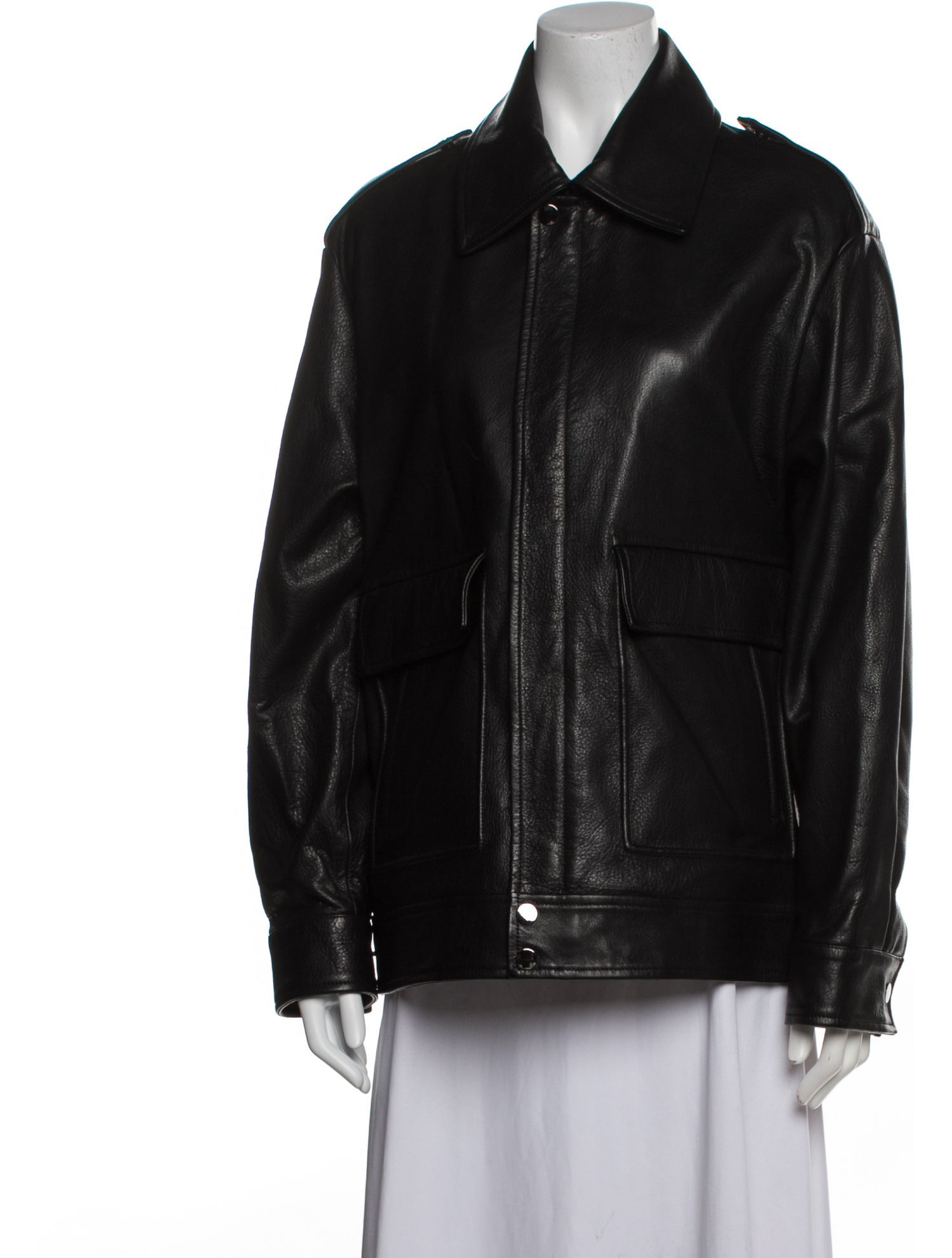 Nour Hammour Leather Jacket