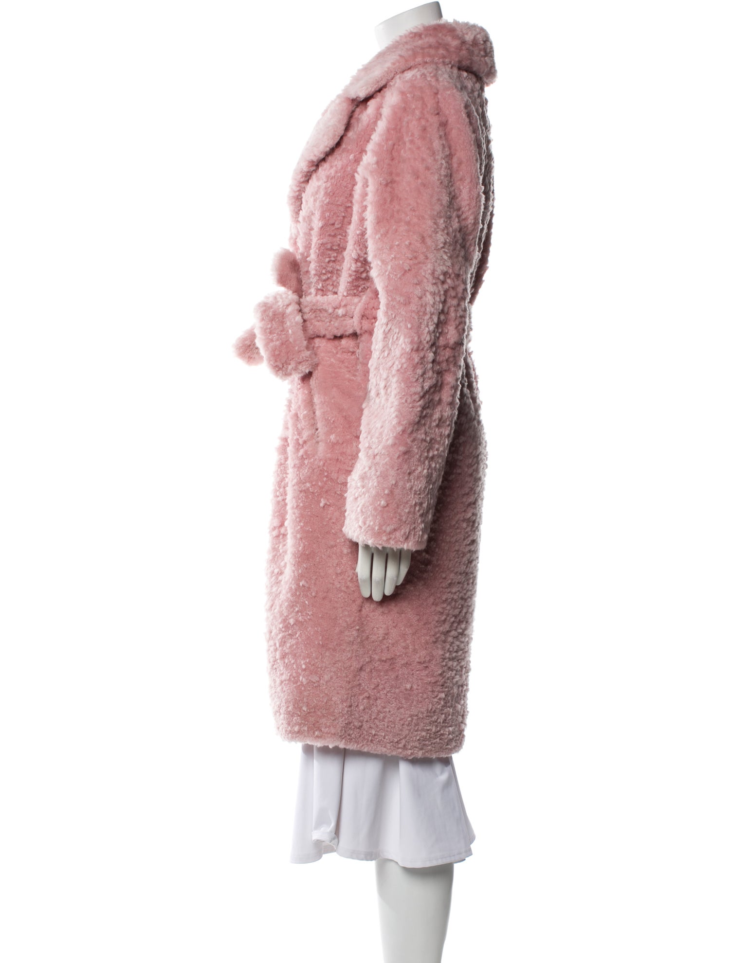 Nour Hammour Shearling Fur Coat