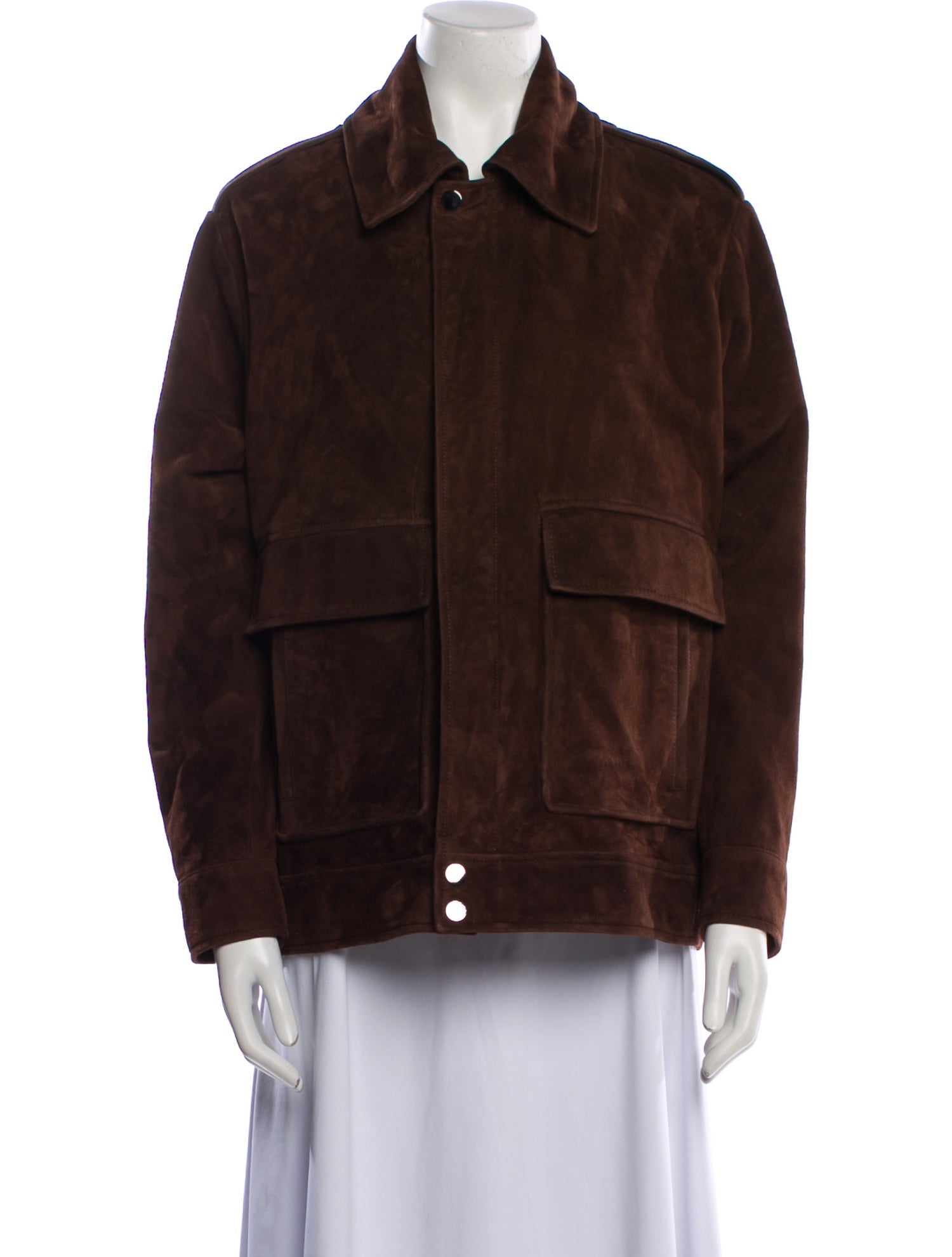 Nour Hammour Suede Utility Jacket