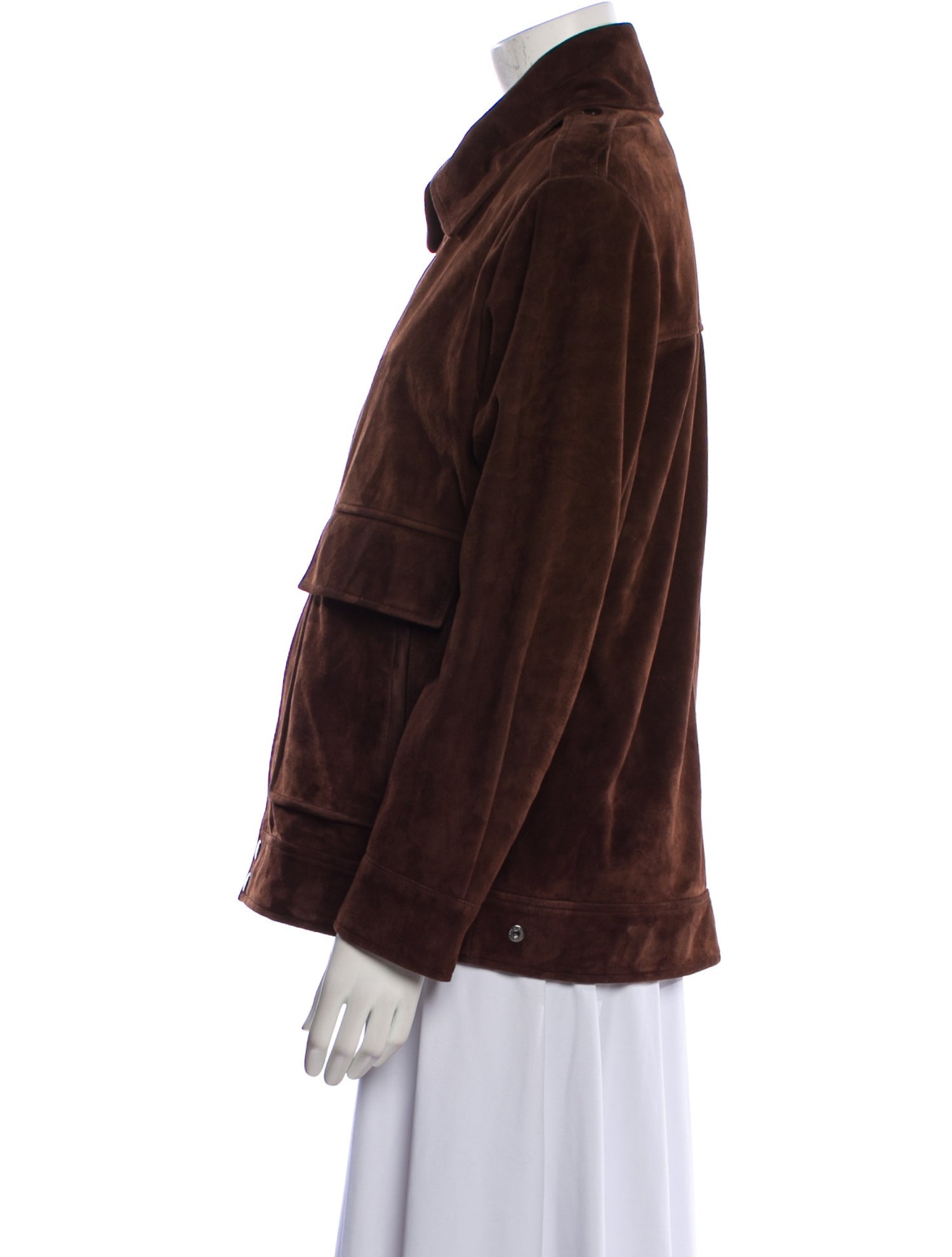 Nour Hammour Suede Utility Jacket