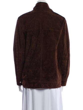 Nour Hammour Suede Utility Jacket