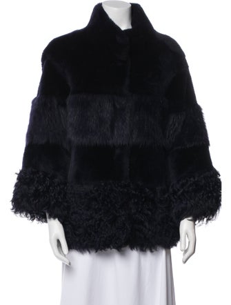Nour Hammour Shearling Fur Coat
