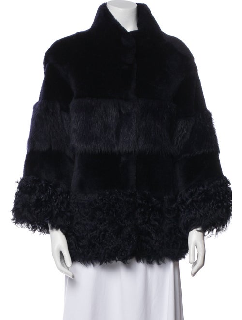 Nour Hammour Shearling Fur Coat