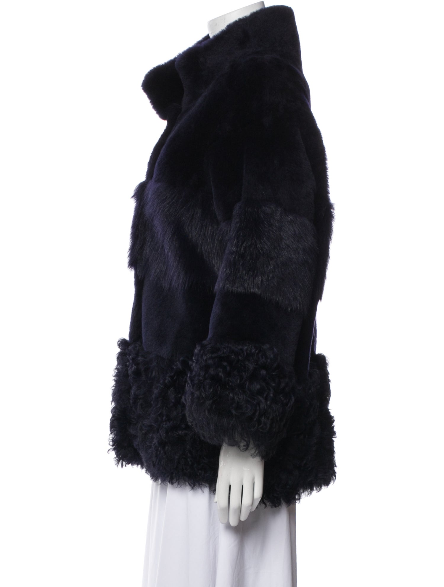 Nour Hammour Shearling Fur Coat