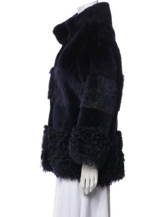 Nour Hammour Shearling Fur Coat
