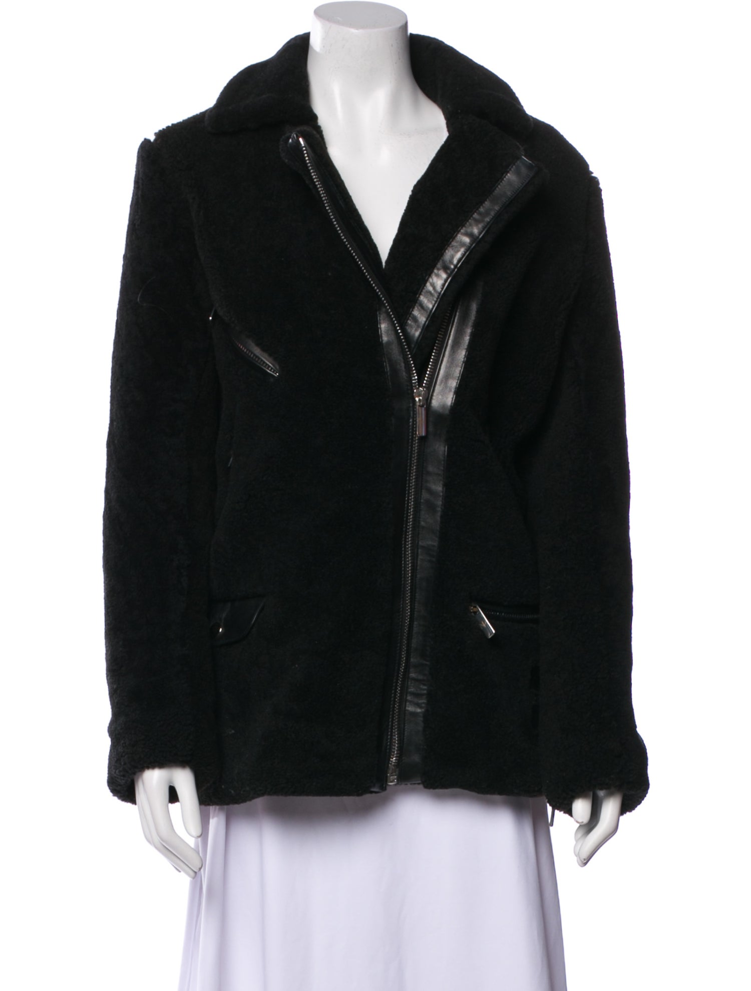 Nour Hammour Faux Fur Jacket