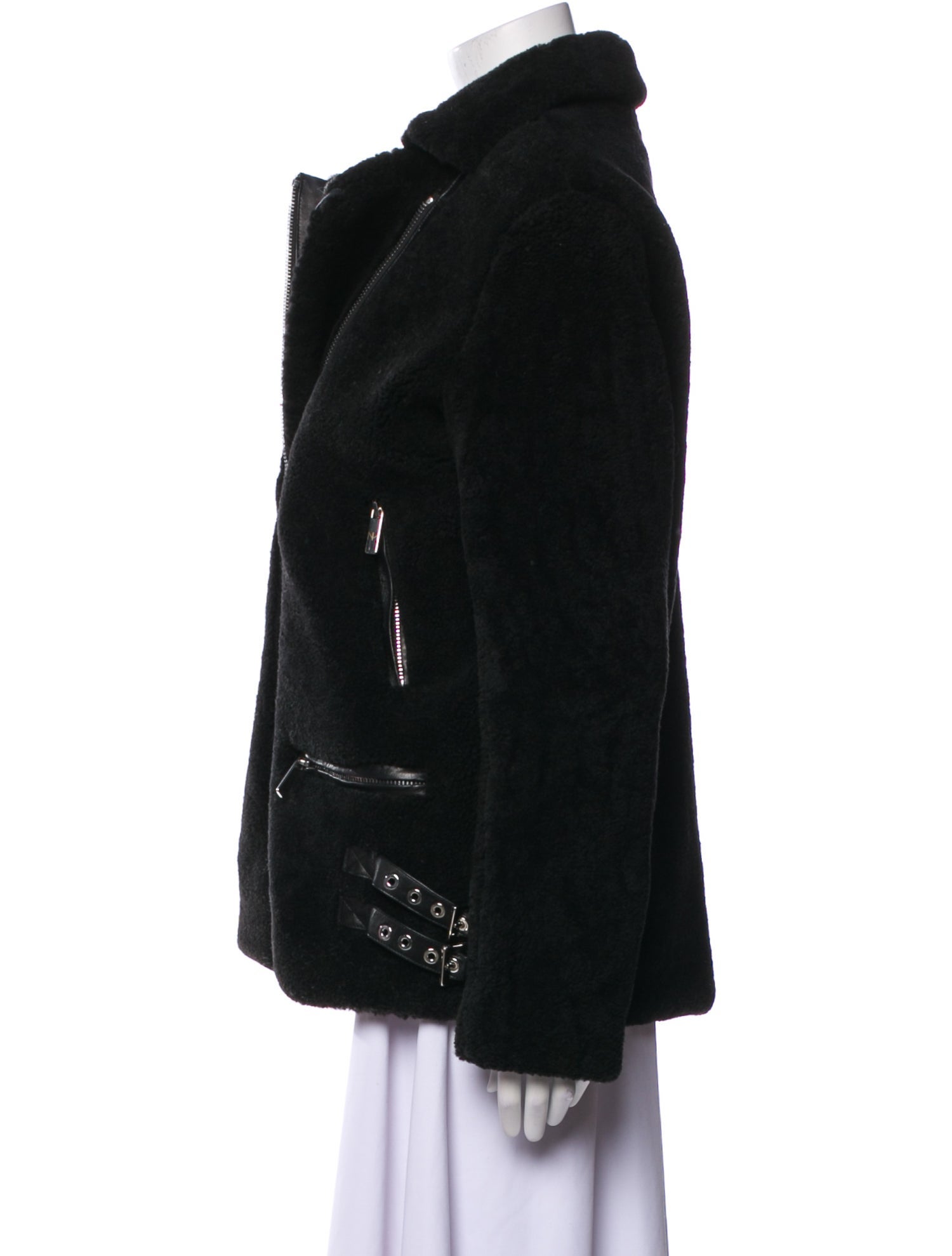 Nour Hammour Faux Fur Jacket