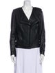 Nour Hammour Leather Biker Jacket