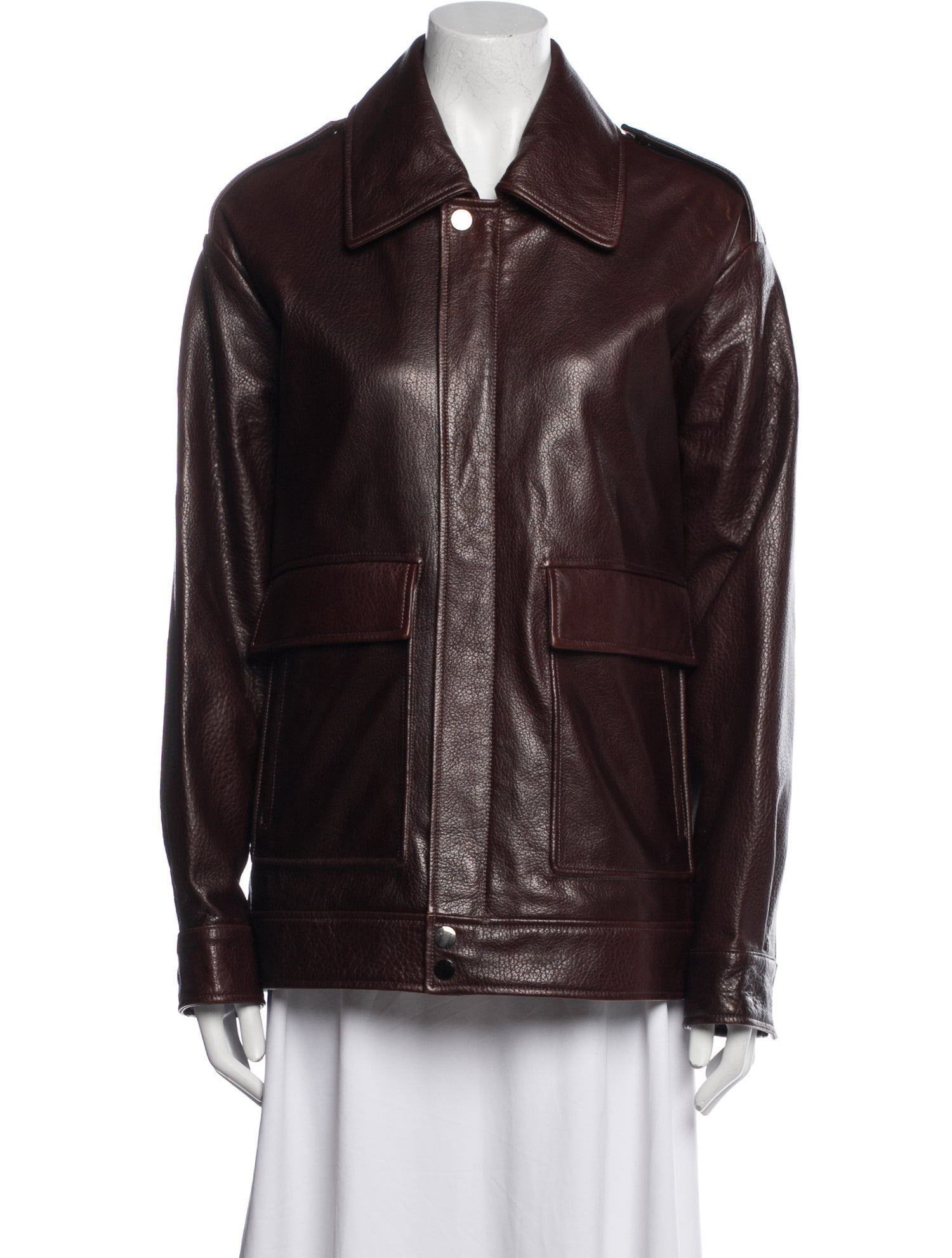 Nour Hammour Leather Jacket
