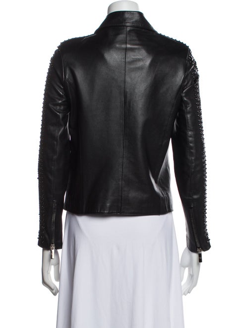 Nour Hammour Lambskin Printed Jacket