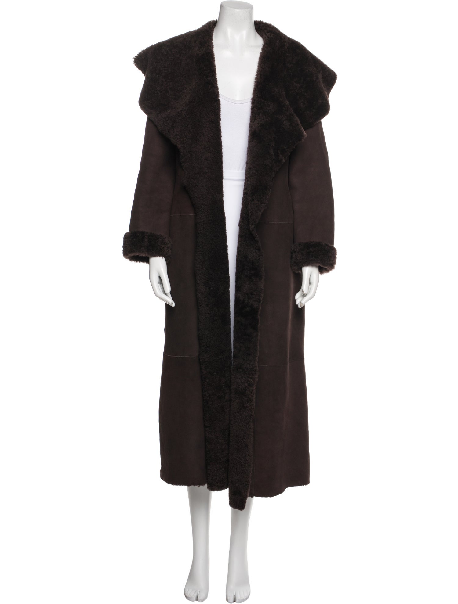 Nour Hammour Shearling Fur Coat