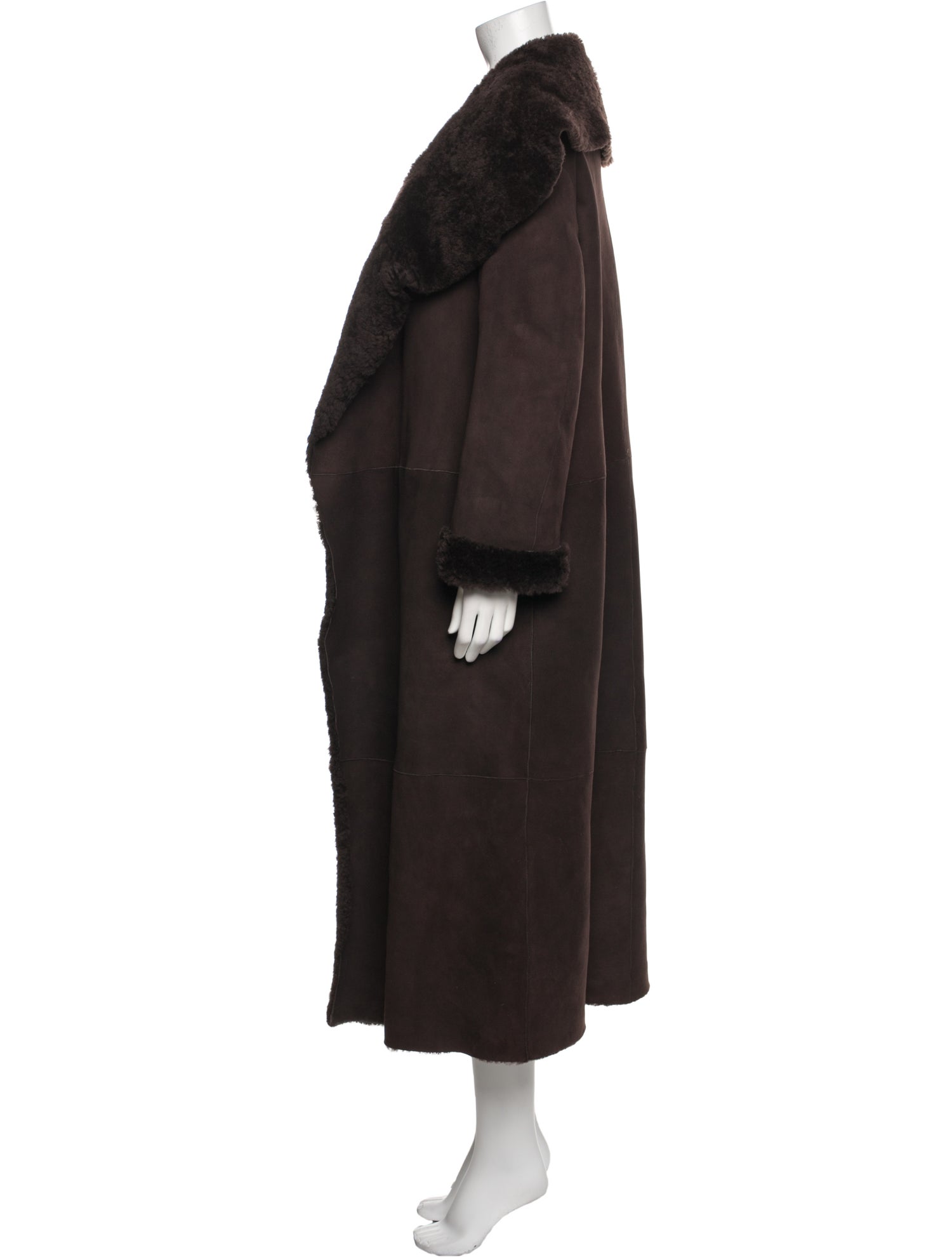 Nour Hammour Shearling Fur Coat