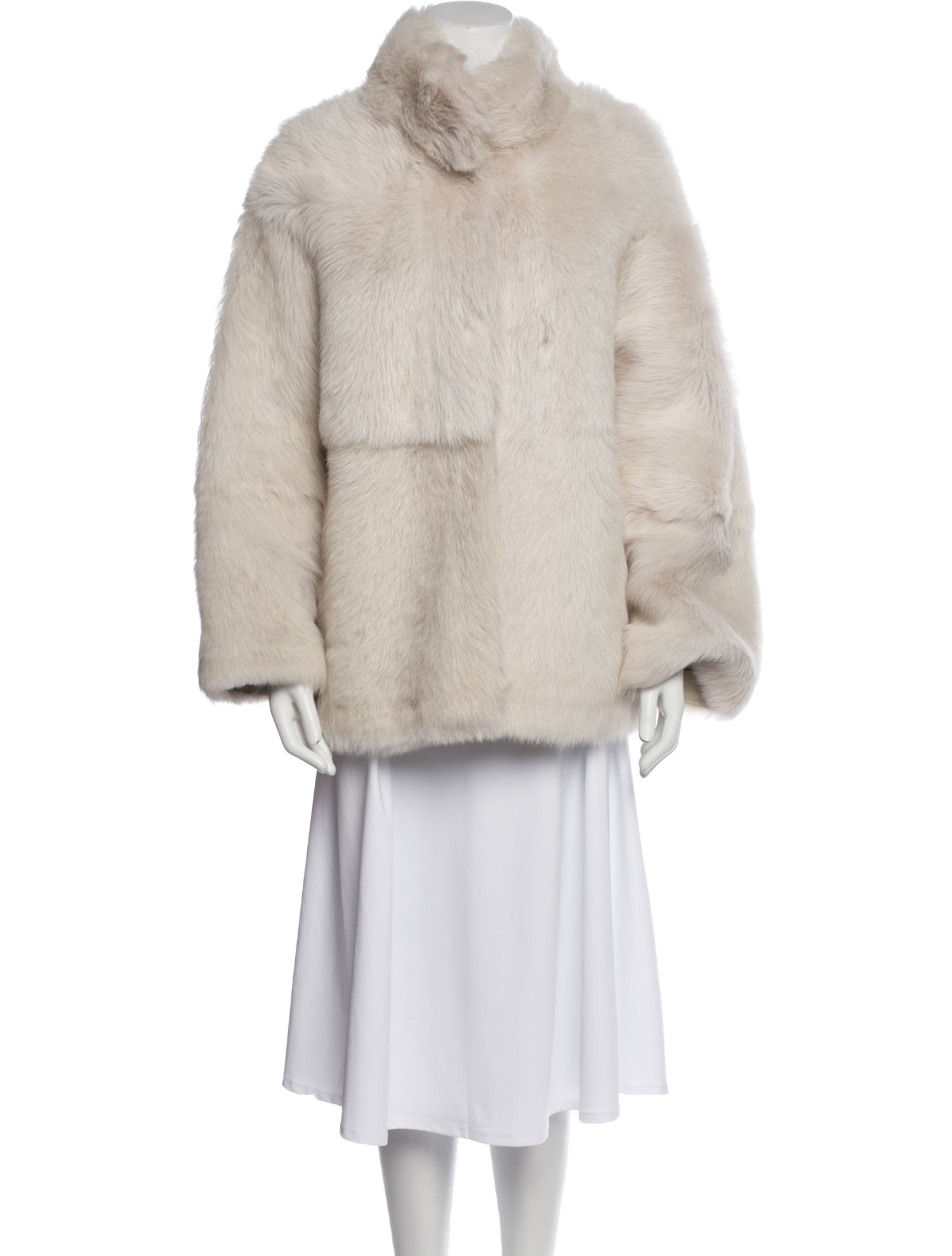 Nour Hammour Faux Fur Jacket