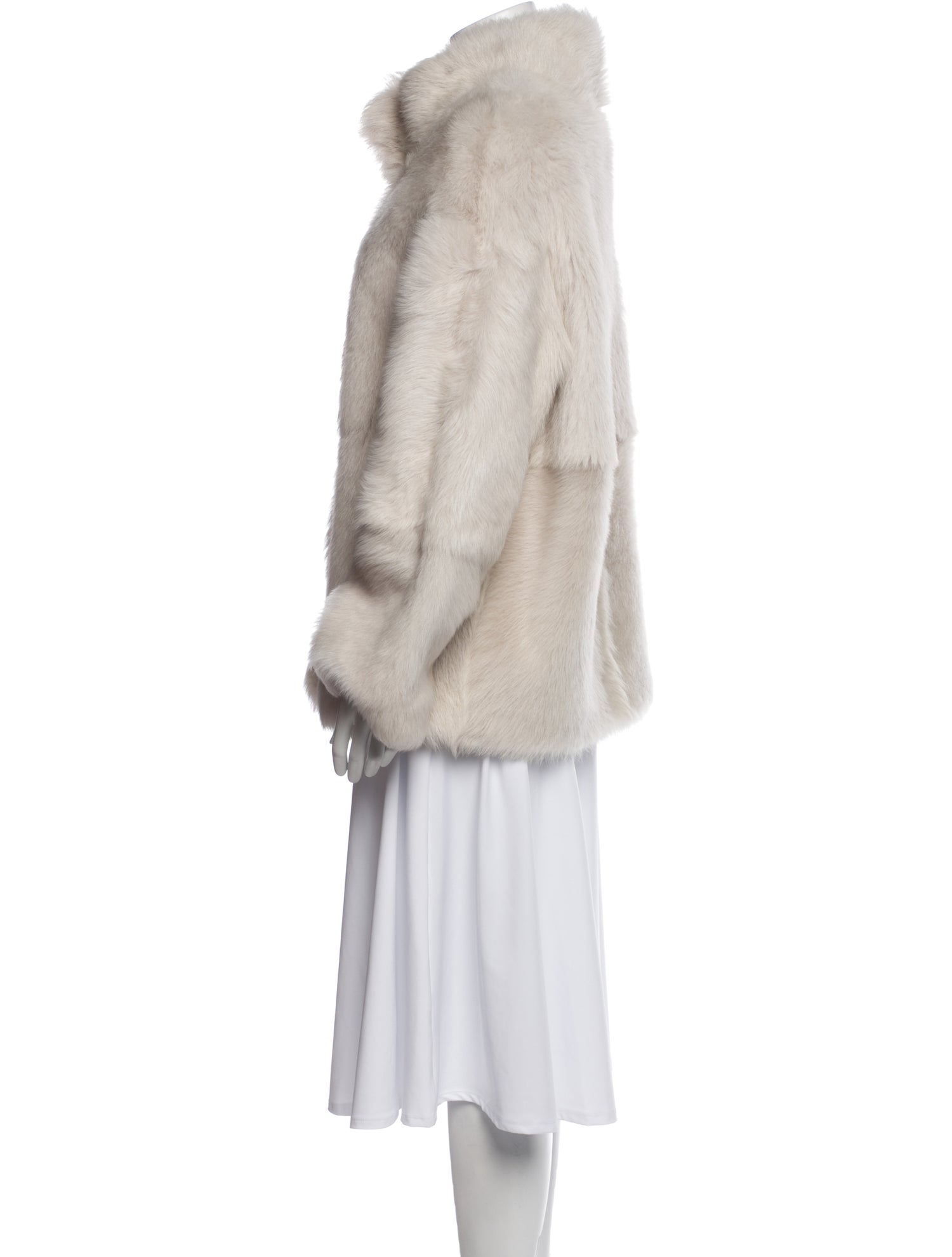 Nour Hammour Faux Fur Jacket