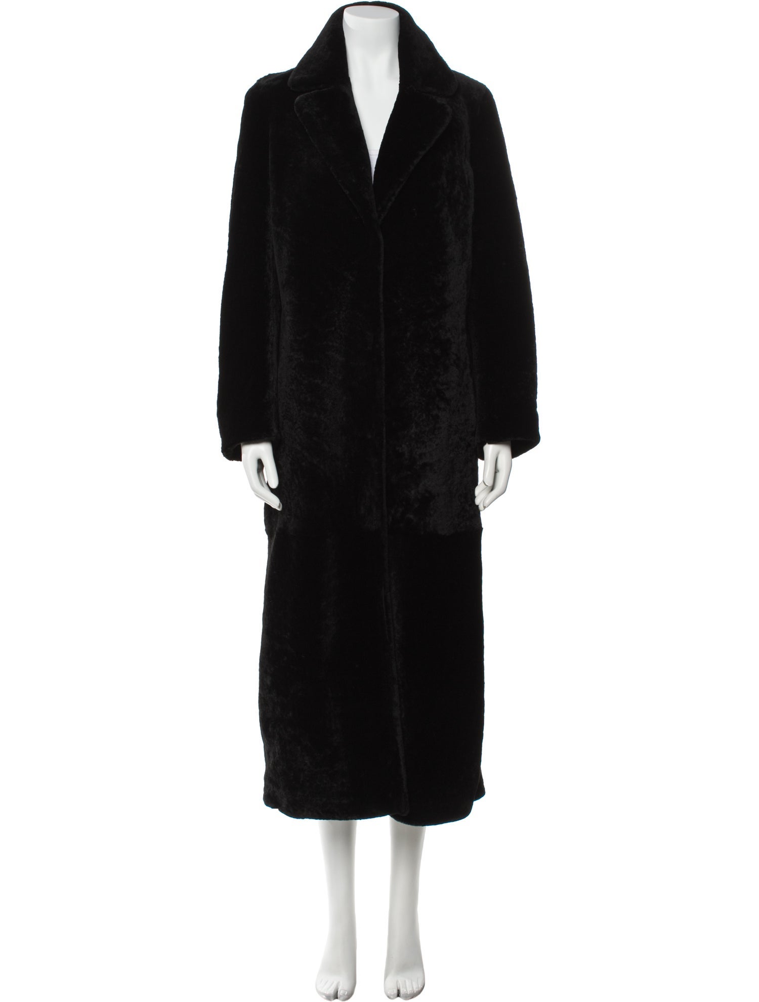 Nour Hammour Lamb Fur Fur Coat