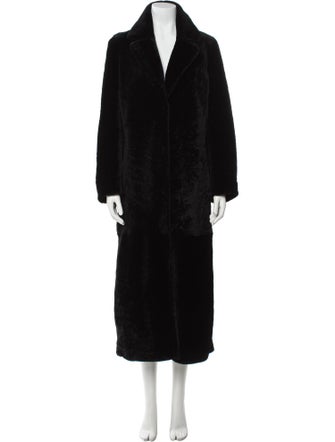 Nour Hammour Lamb Fur Fur Coat