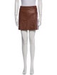 Nour Hammour Lambskin Mini Skirt