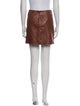 Nour Hammour Lambskin Mini Skirt
