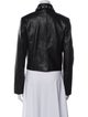Nour Hammour Leather Biker Jacket