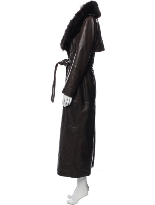 Nour Hammour Lambskin Trench Coat