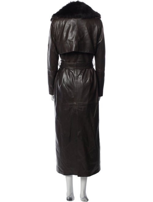 Nour Hammour Lambskin Trench Coat