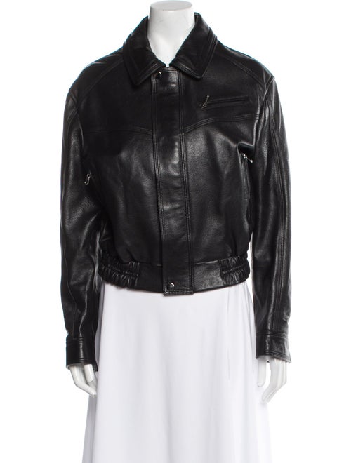 Nour Hammour Lamb Leather Biker Jacket