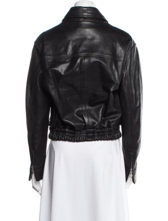Nour Hammour Lamb Leather Biker Jacket