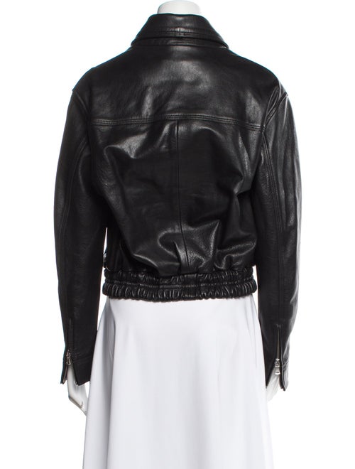 Nour Hammour Lamb Leather Biker Jacket
