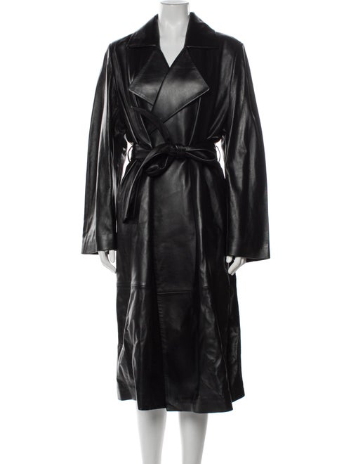 Nour Hammour Lambskin Trench Coat