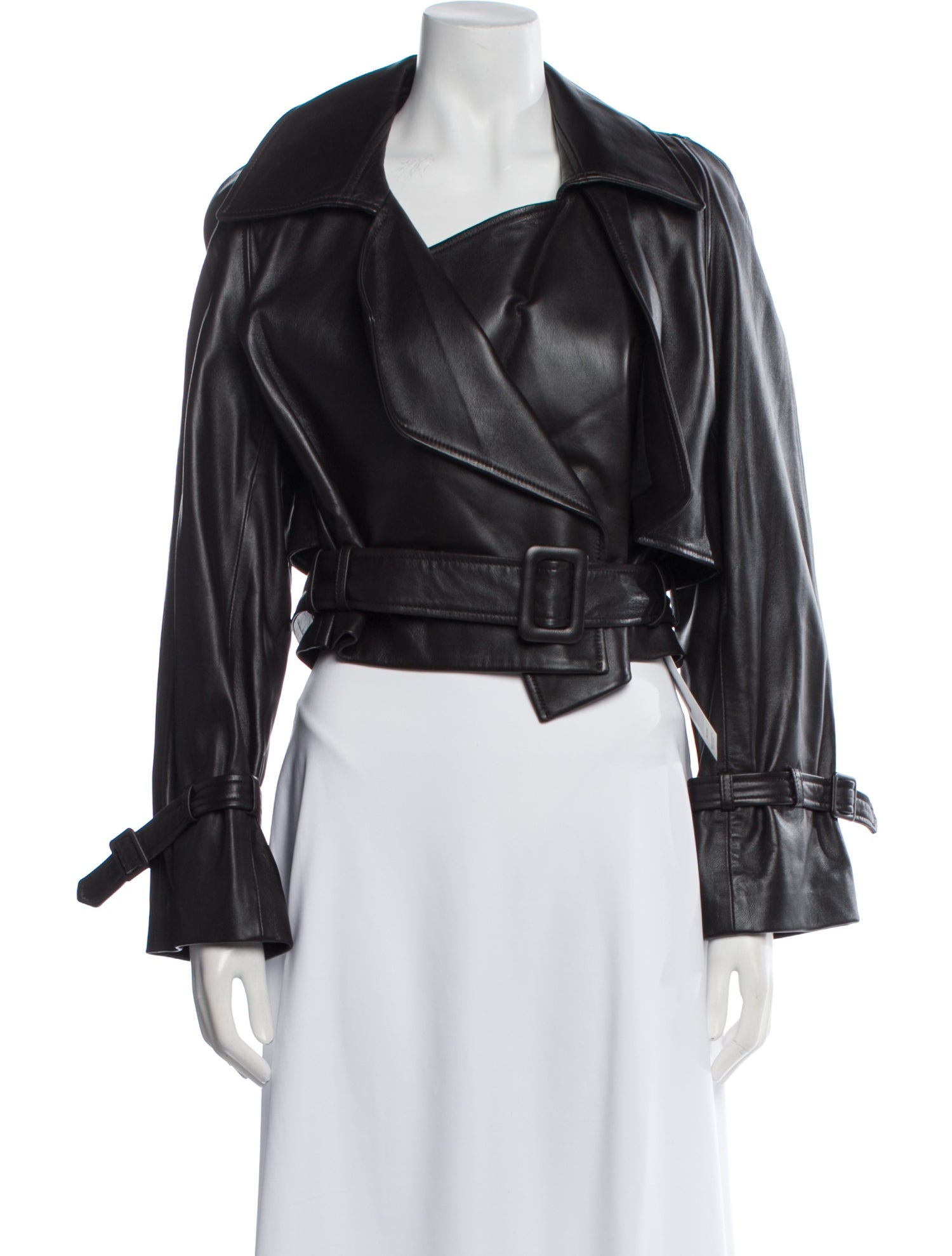 Nour Hammour Lambskin Biker Jacket