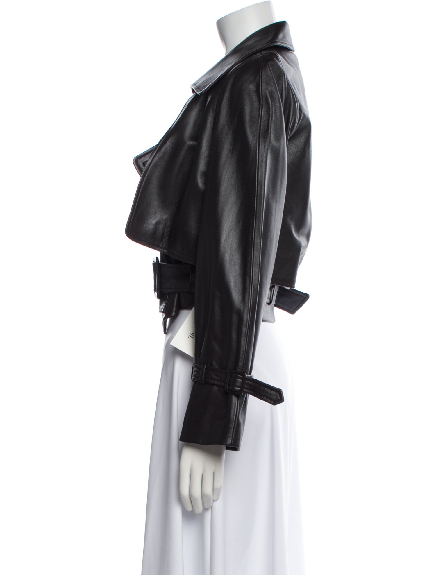 Nour Hammour Lambskin Biker Jacket