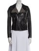 Nour Hammour Leather Biker Jacket