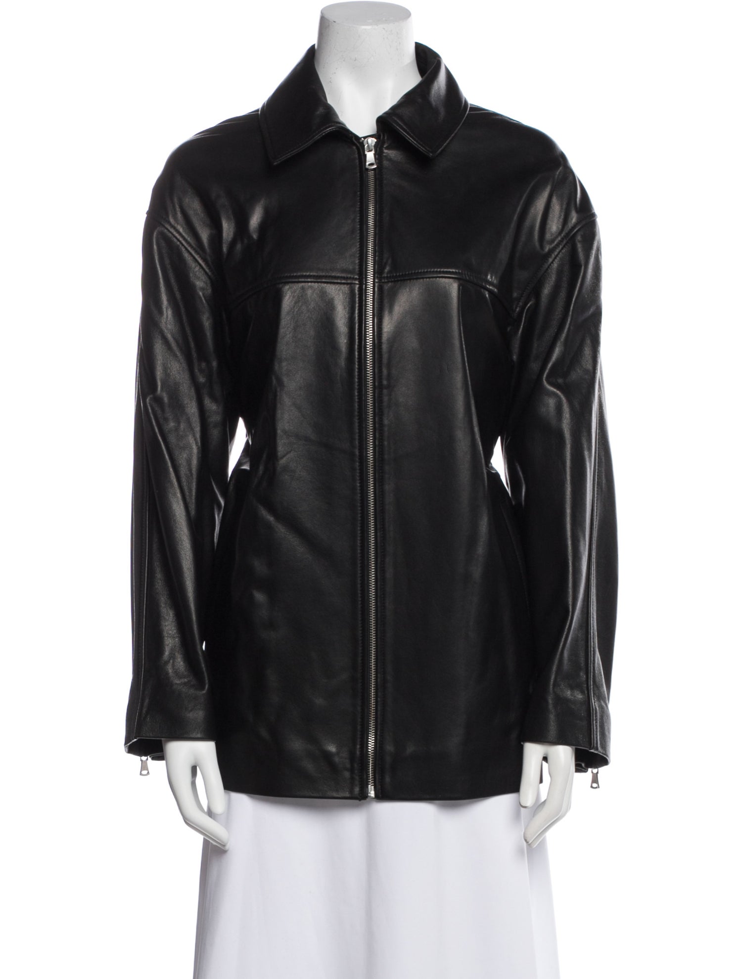 Nour Hammour Leather Jacket w/ Tags