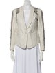 Nour Hammour Lambskin Blazer