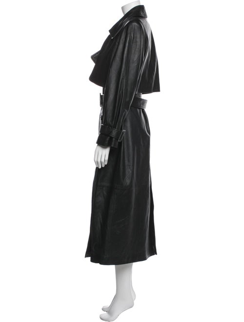Nour Hammour Lambskin Trench Coat