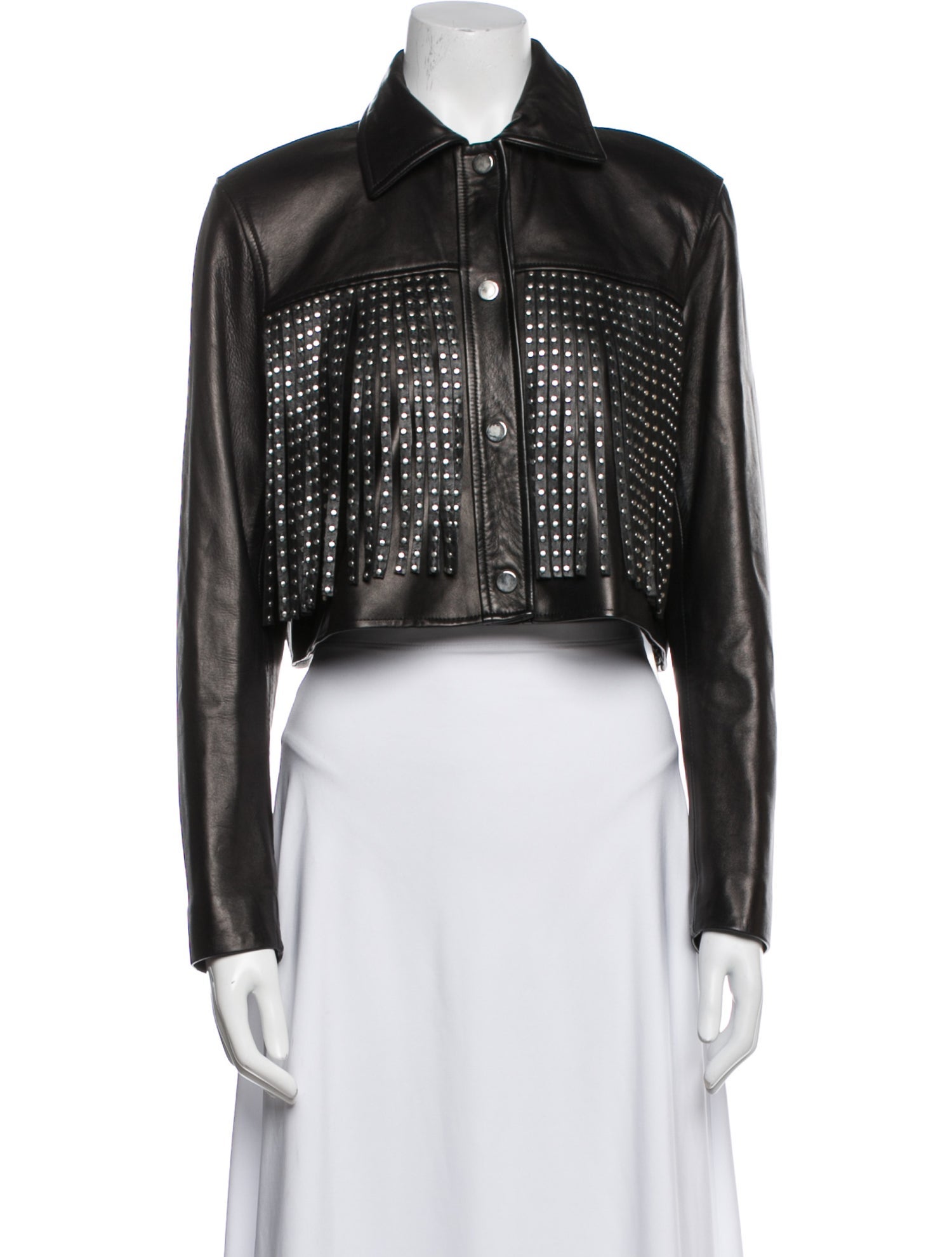 Nour Hammour Lambskin Biker Jacket