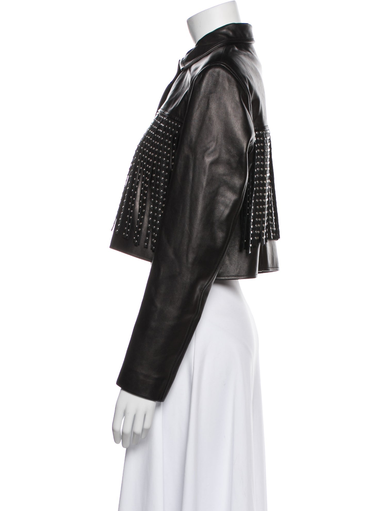 Nour Hammour Lambskin Biker Jacket