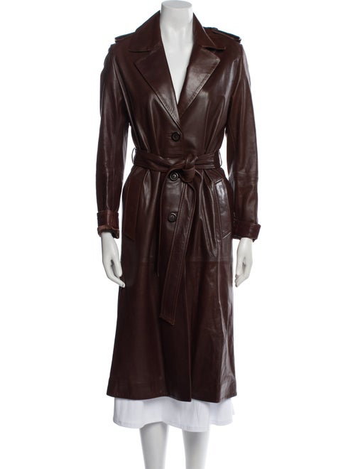 Nour Hammour Linen Trench Coat