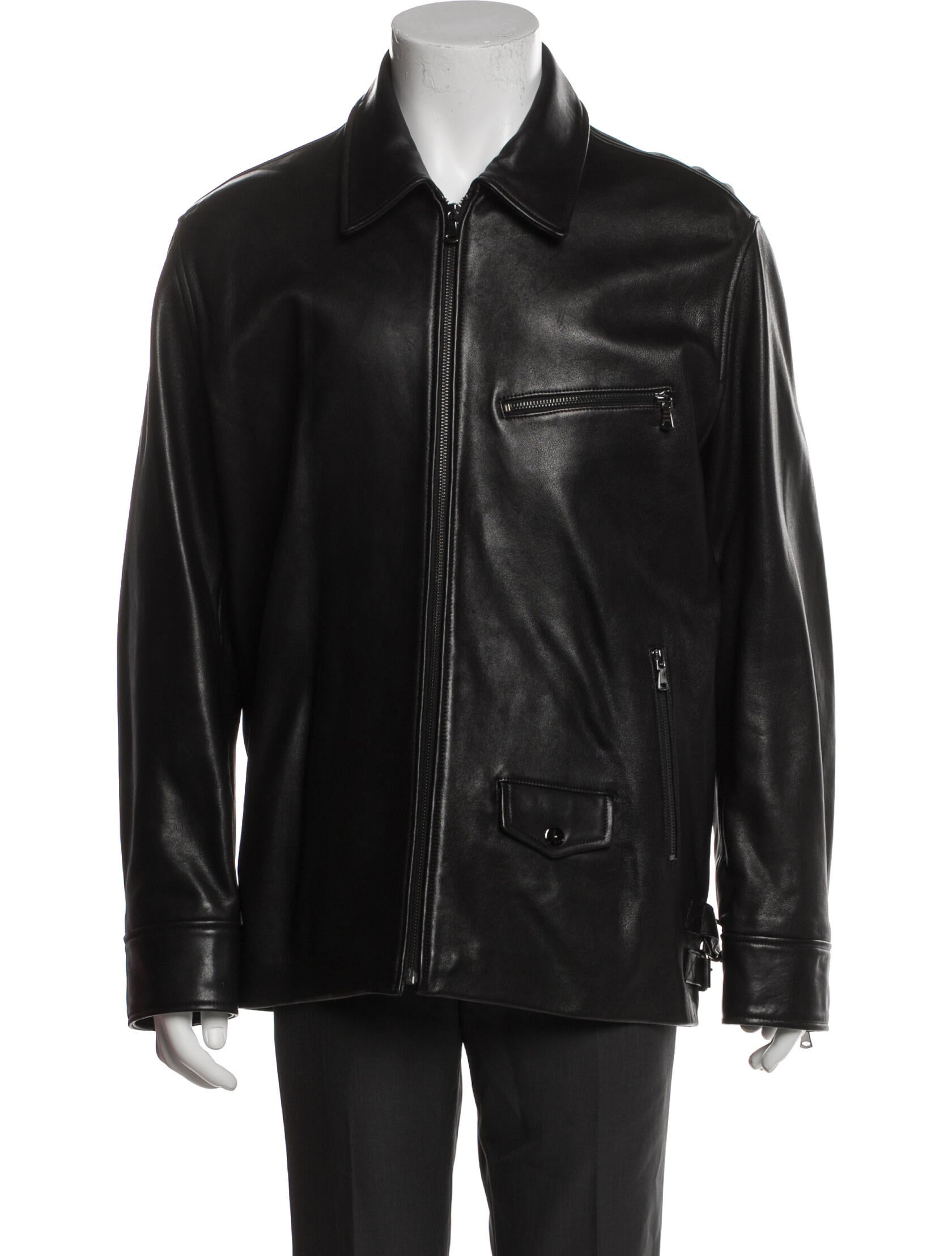 Nour Hammour Lambskin Moto Jacket
