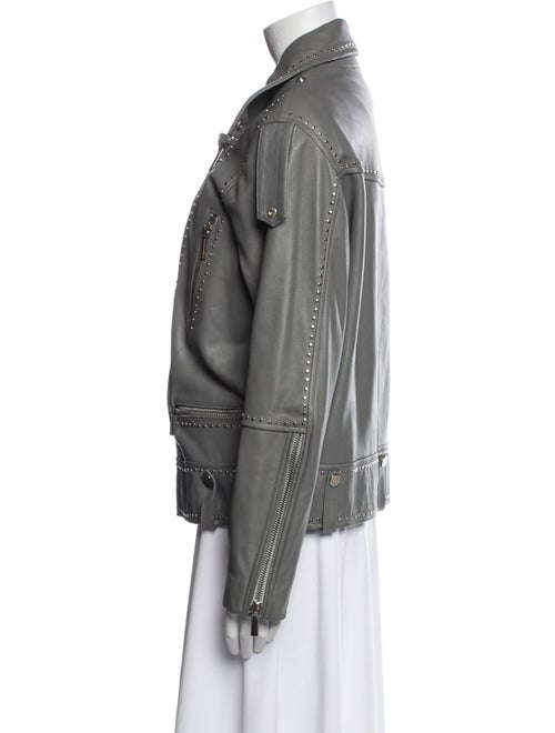 Nour Hammour Lambskin Biker Jacket
