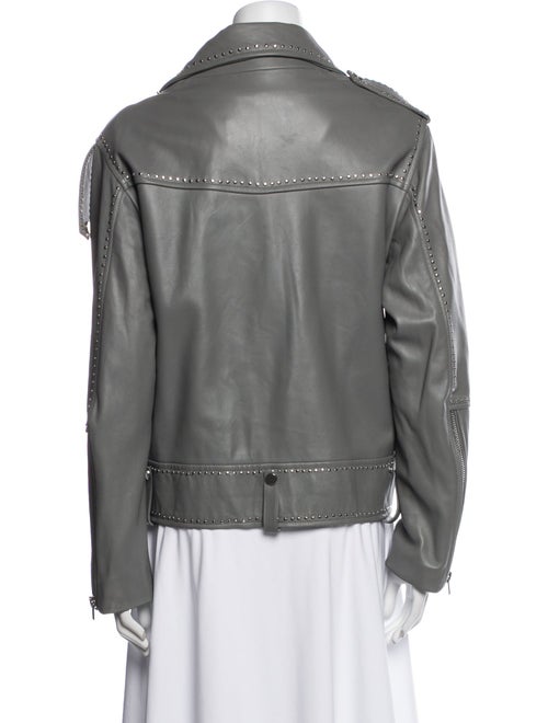 Nour Hammour Lambskin Biker Jacket