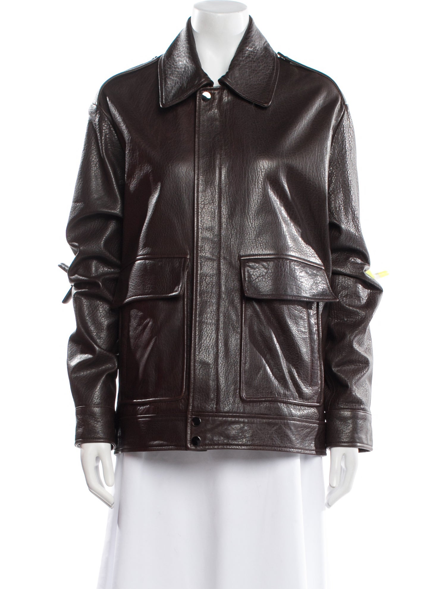 Nour Hammour Lambskin Biker Jacket