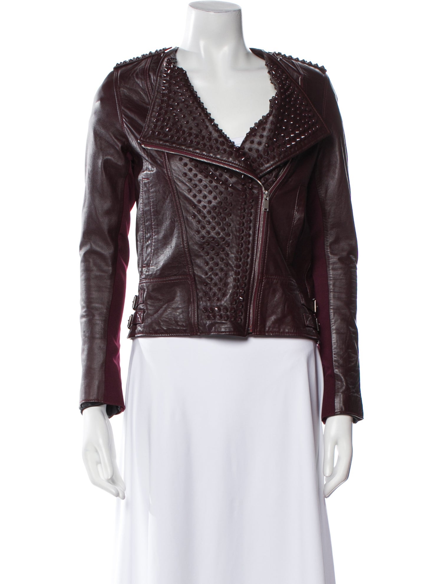 Nour Hammour Lambskin Biker Jacket