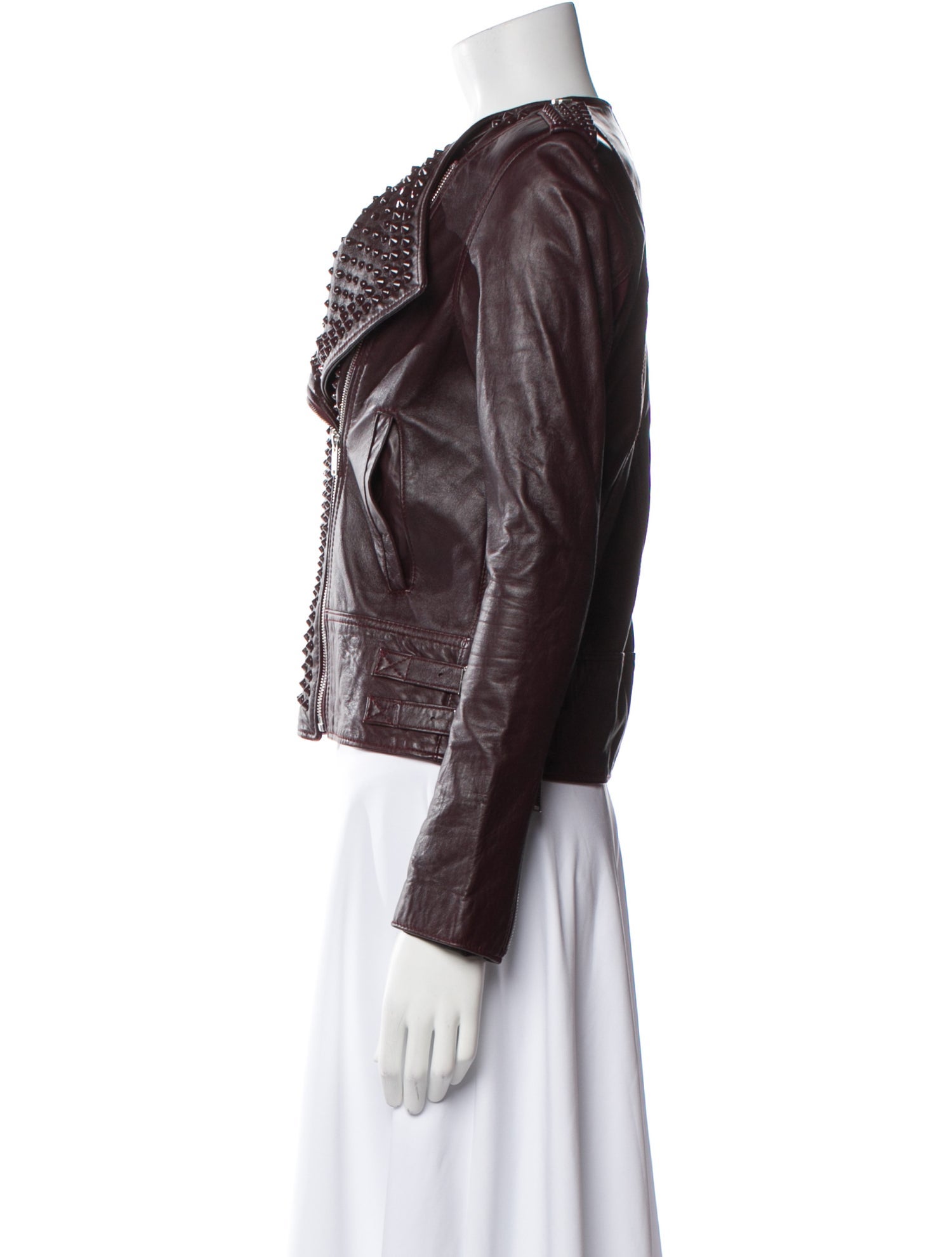 Nour Hammour Lambskin Biker Jacket